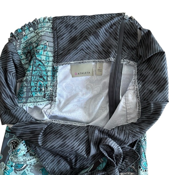 Athleta Black and Green Halter Sundress for Cocktail - Picture 3 of 10